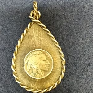 1937 Indian Head pendant.